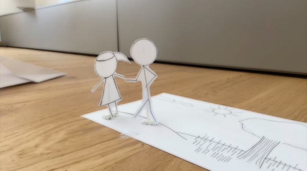 L'omino di carta, Pietro Trabace, Animation section 2020, sezione animazione 2020, Inventa un Film 2020, Lenola film festival 2020, cartoni animati 2020