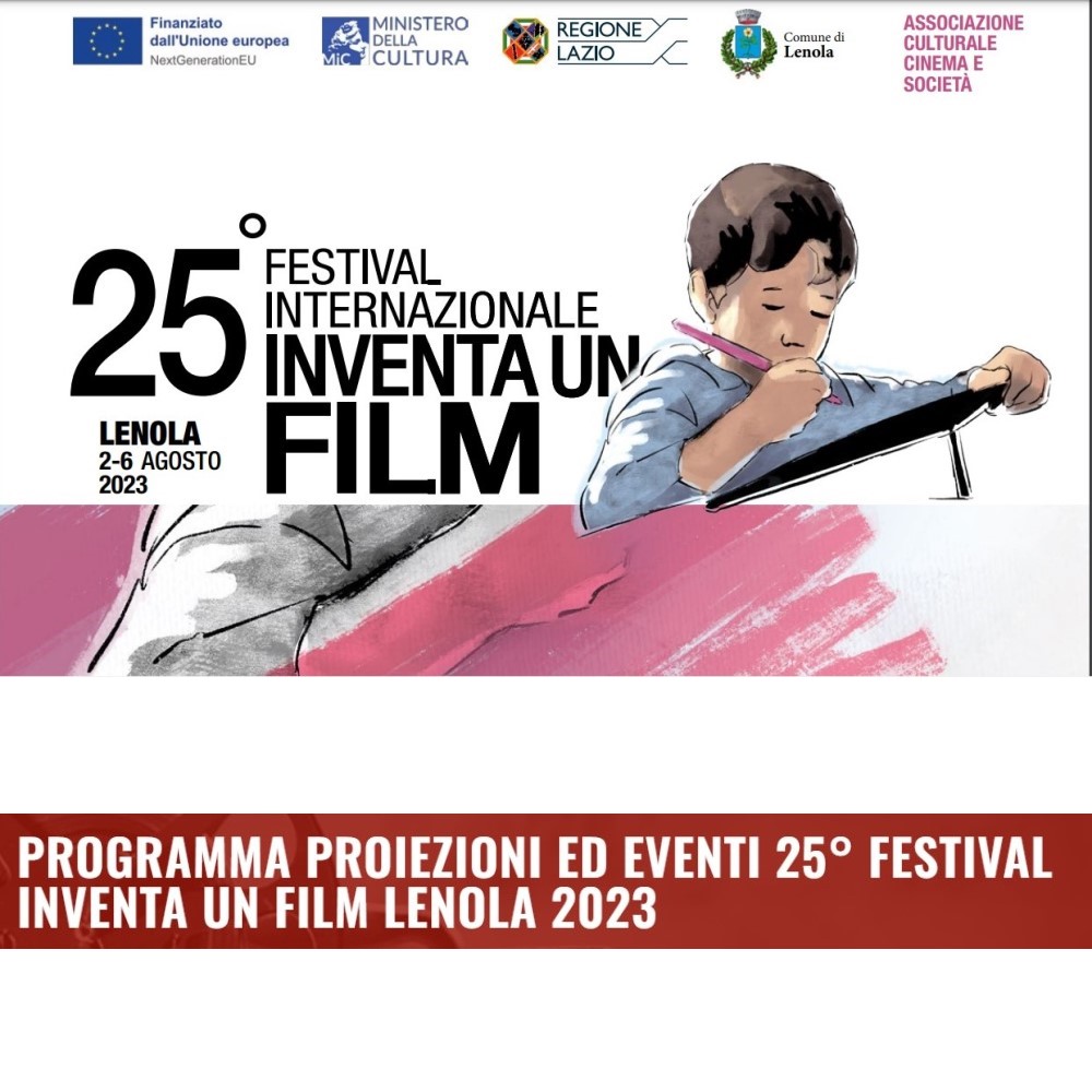 programma proiezioni inventa un Film 2023, programma eventi Lenola 2023