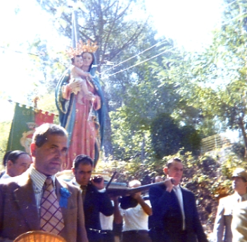 Madonna del colle 1977, Processione Madonna del Colle