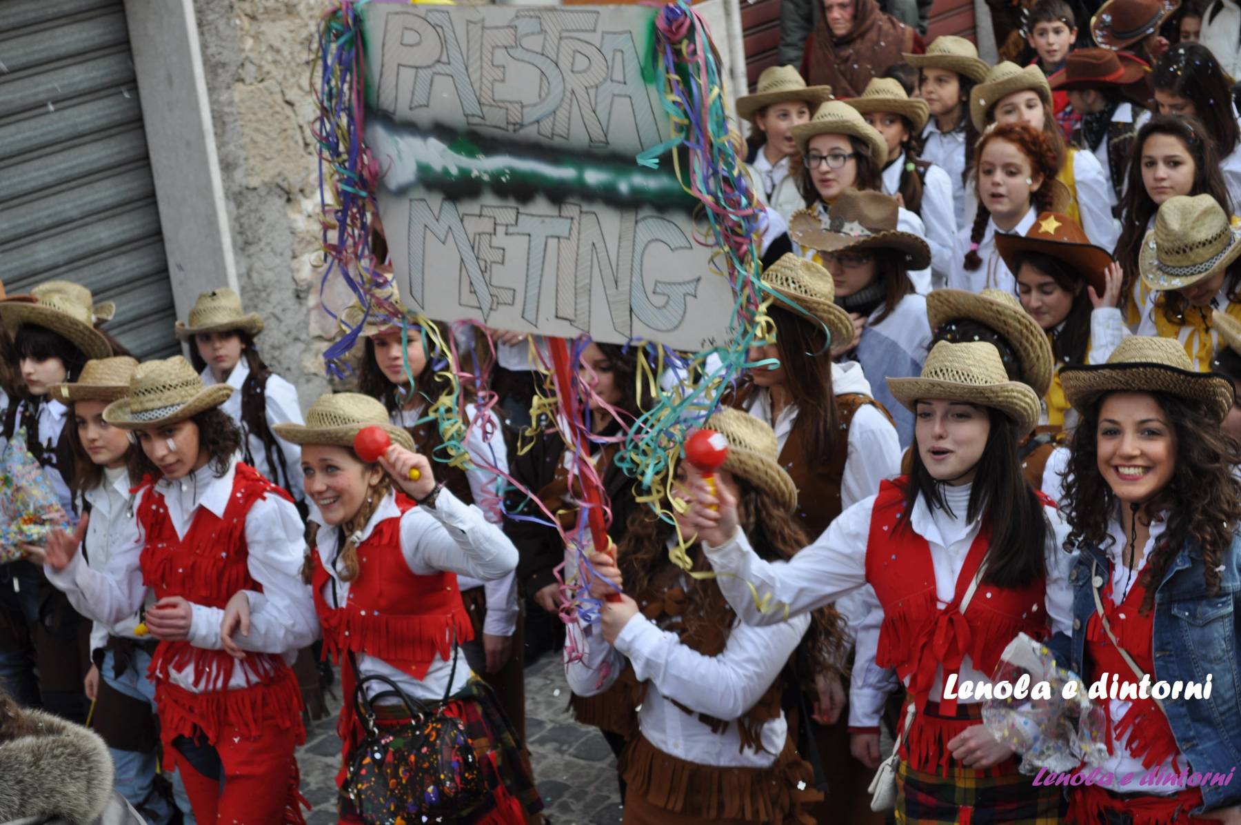 carnevale 2012, palestra meeting, lenola