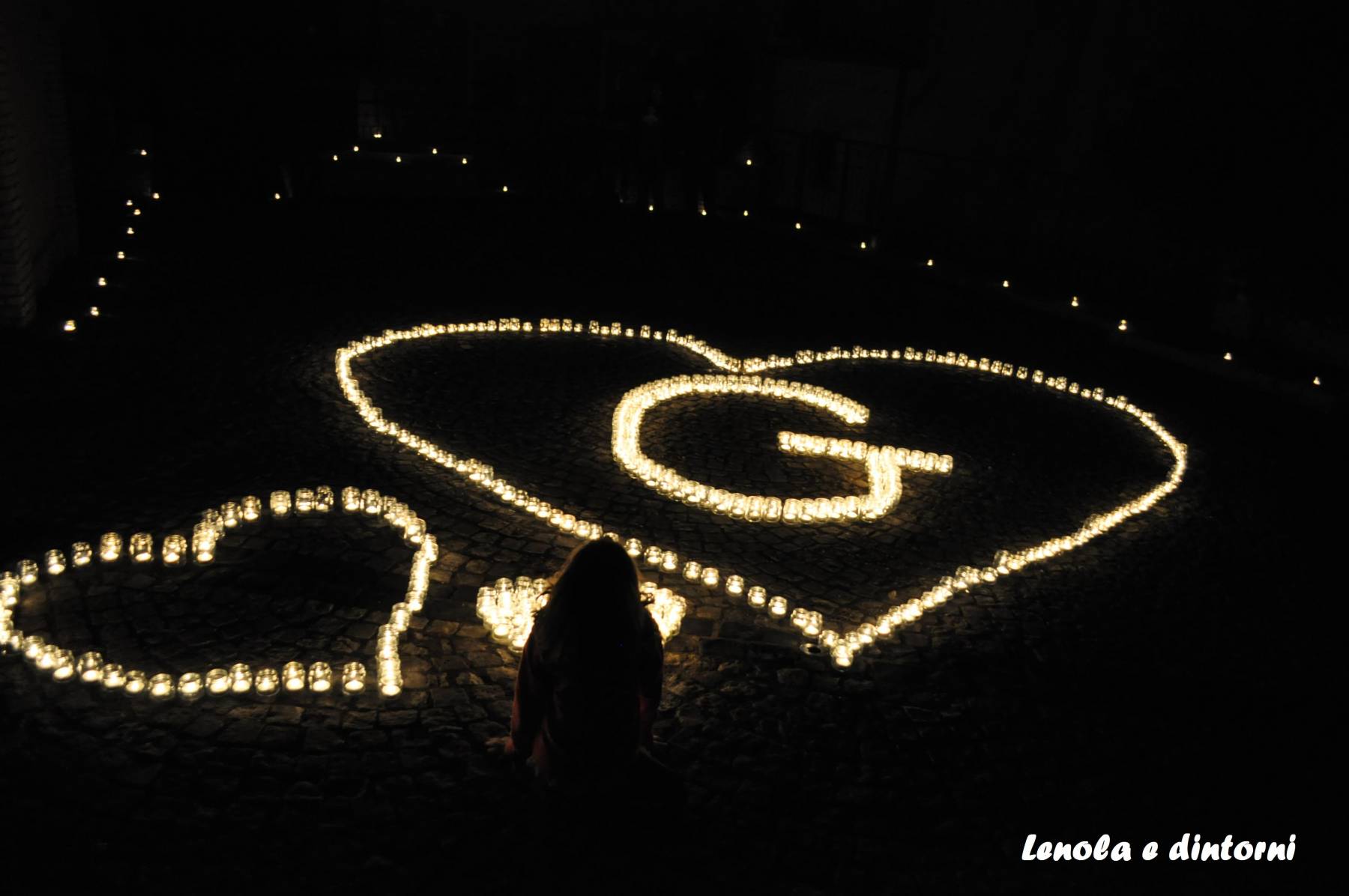 un borgo mille candele, lenola, 2018, cuore