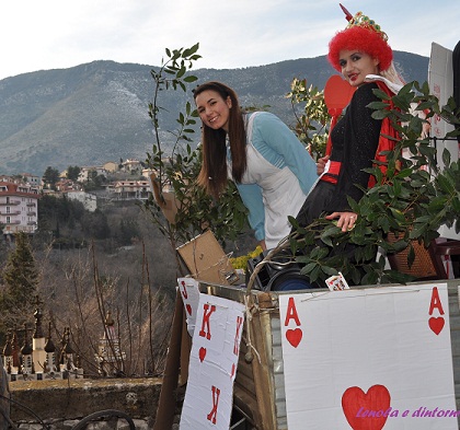 Carnevale 2012, lenola, lenola ad maiora, alice nel paese delle meraviglie