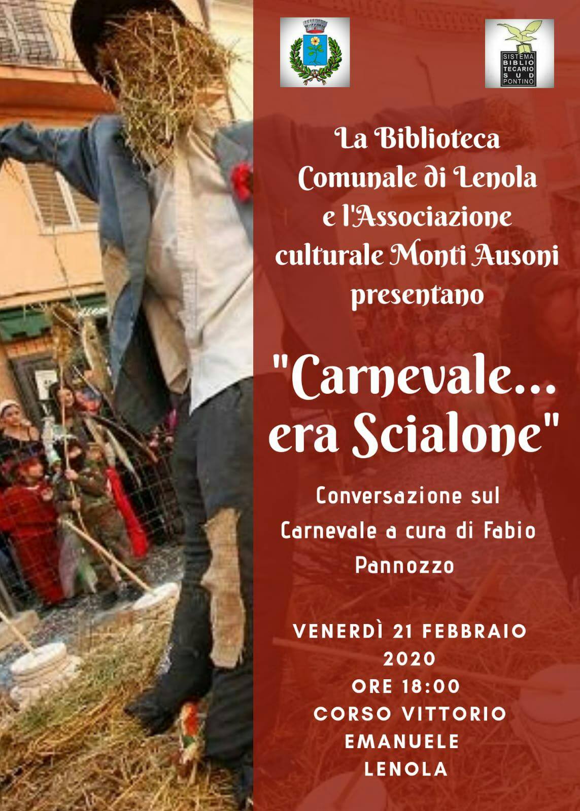 carnevale, scialone, lenola, biblioteca di lenola