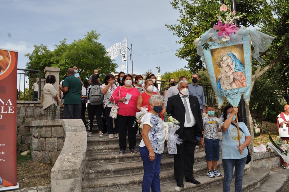 Madonna del Coole 2021, 15 settembre 2021, Pellegrinaggio da Passignano, Lenola