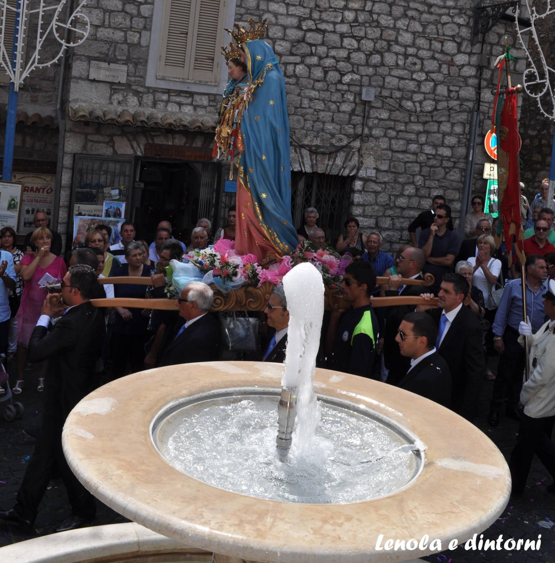 madonna del colle 2014, lenola, piazza cavour