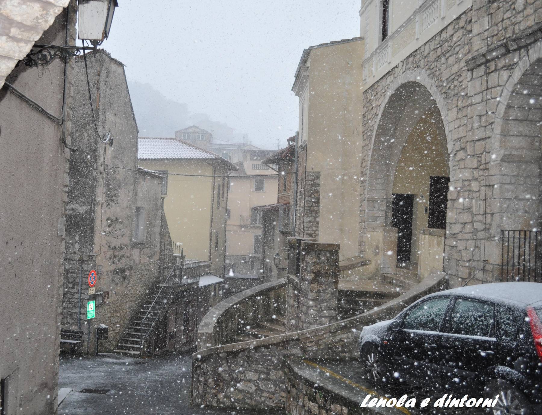 neve a lenola, parrocchia santa maria maggiore