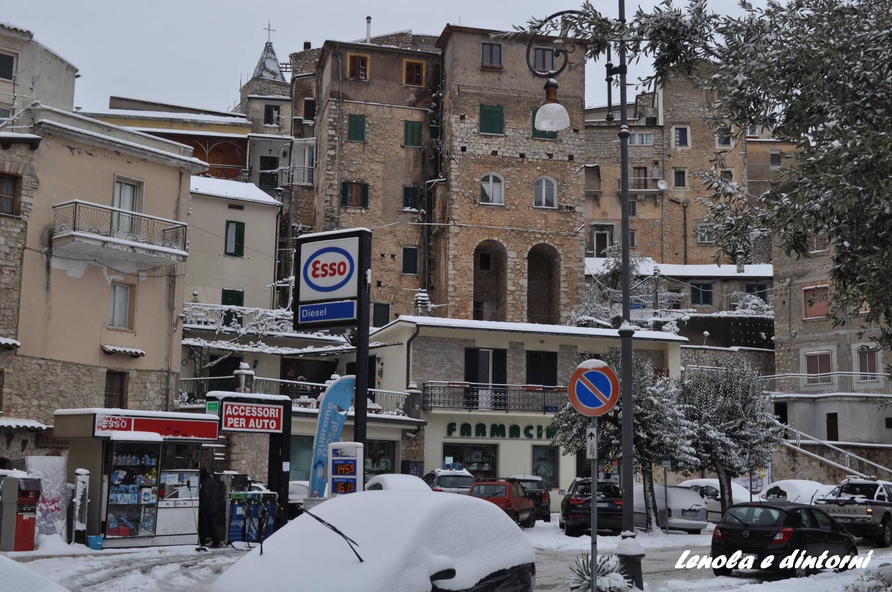 foto inedite, lenola e dintorni, foto mai pubblicate, lenola, neve a lenola, nevicata a lenola