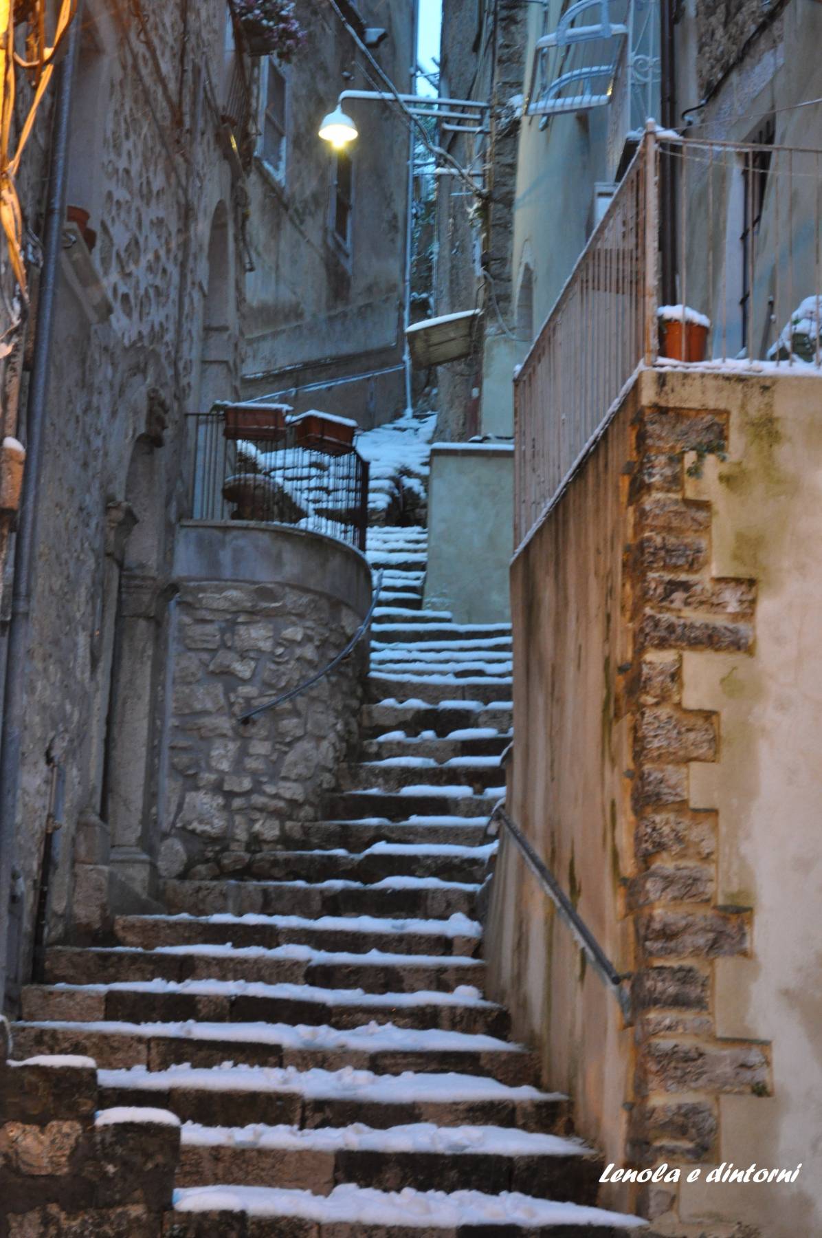 rua innevata, rua lenola