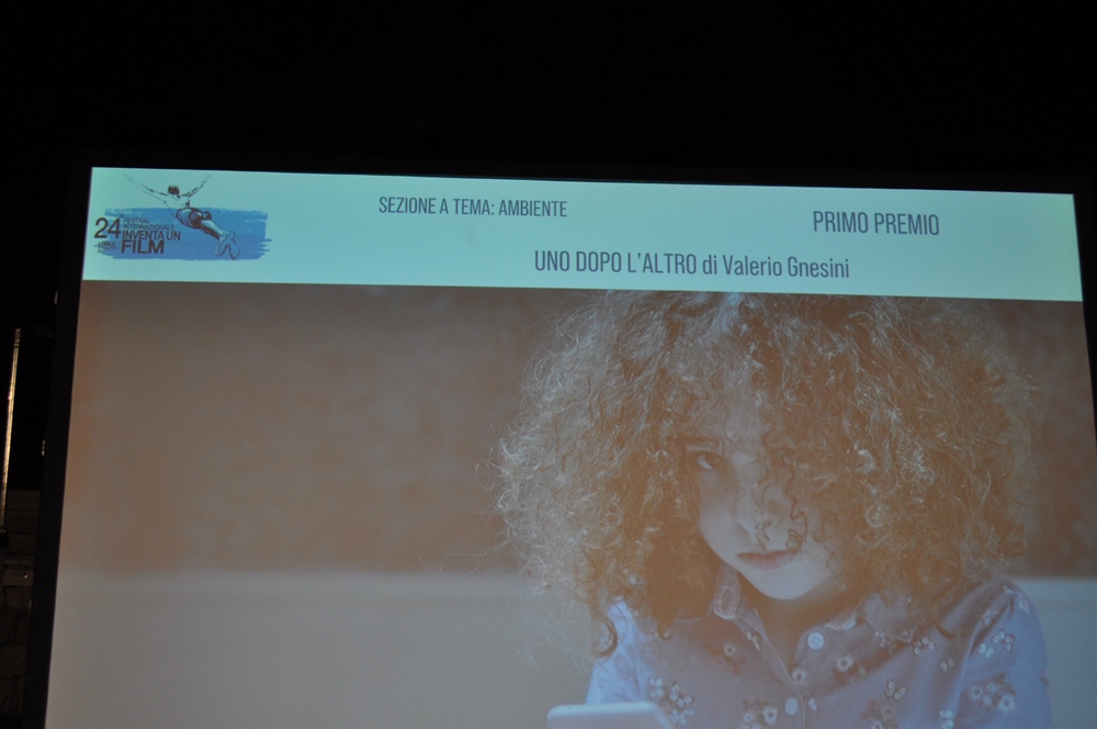Uno dopo l'altro, Valerio Gnesini, primo premio ambiente, sezione a tema ambiente, Inventa un Film, Lenola