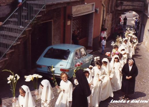 maggio 1982, prima comunione, prima comunione lenola