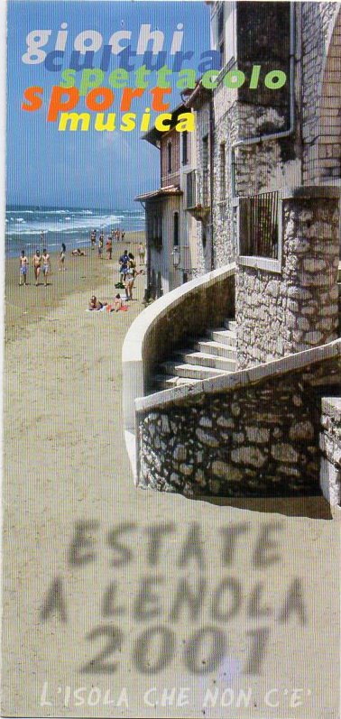 estate a lenola 2001, depliant