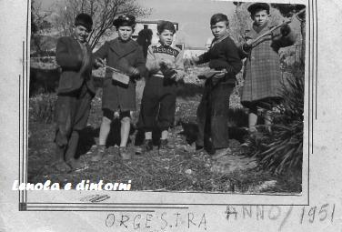 Orgestra, lenola anni 50, lenola anni cinquanta, Lenola, Inventa un Film, Lenola e dintorni