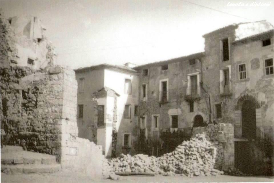 Piazza Cavour bombardata, Lenola 23 gennaio 1944, bombardamento lenola, lenola guerra, lenola seconda guerra mondiale