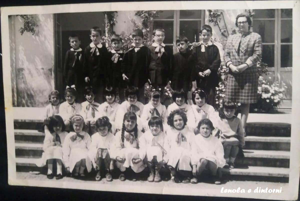 scuola di lenola 1968, lenoa e dintorni, maestra titina, claudio sandro venditti