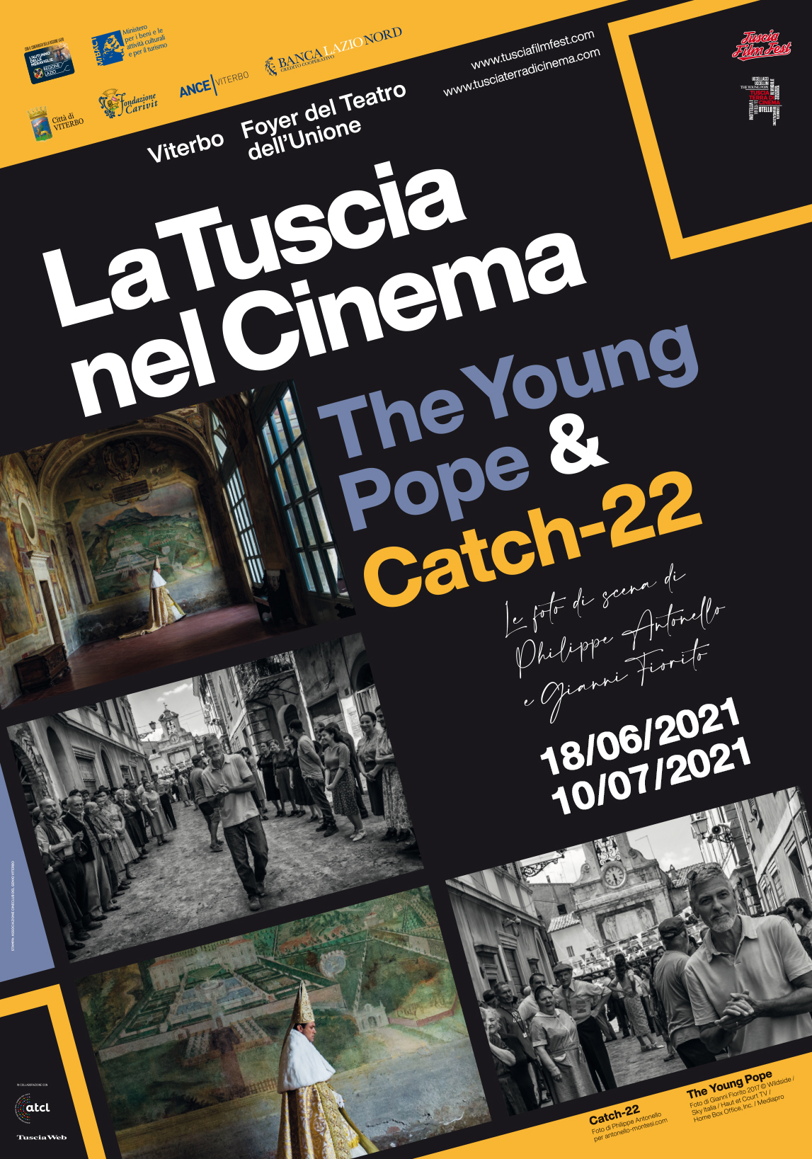 Tuscia nel cinema 2021, Tuscia mostra fotografica, Teatro dell'Unione di Viterbo